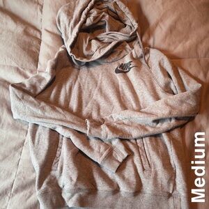 Nike Heather Gray Pullover Hoodie